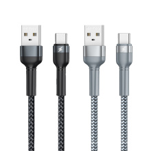 Remax Join Us   usb to type-c data fast charging cable 2.4a cable, nylon braided usb cable for all phone 1m 3ft